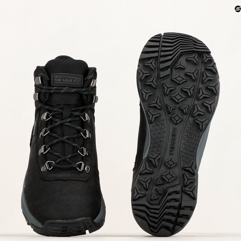 Scarpe da trekking da uomo Merrell Erie Mid Ltr WP nero 15