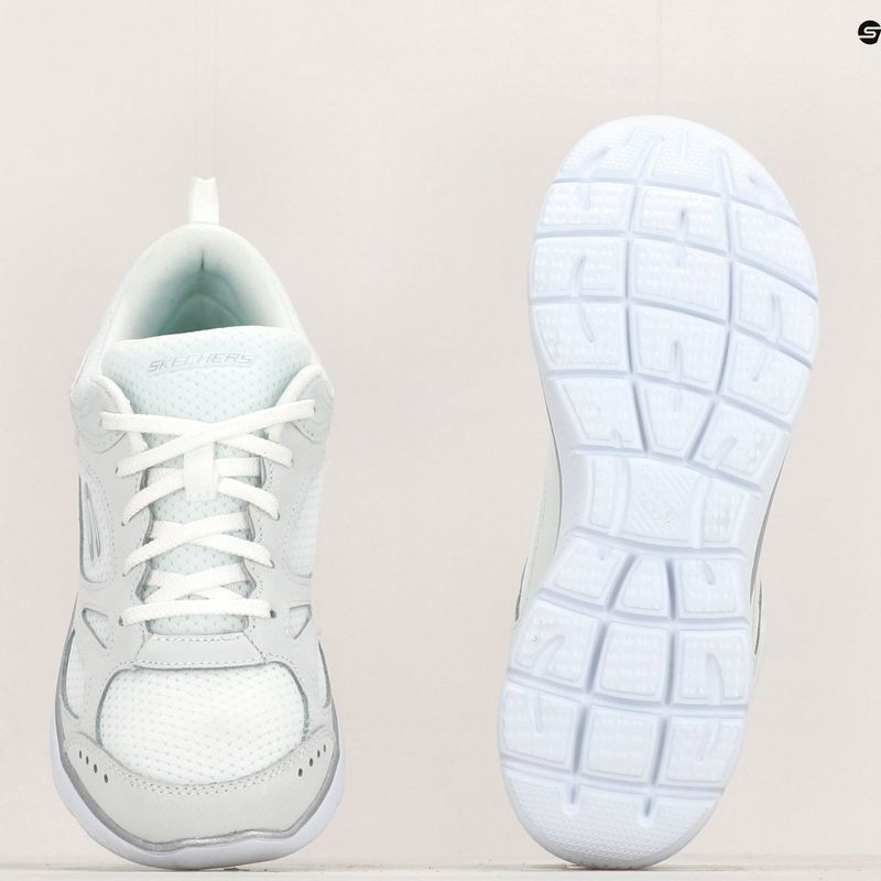 Scarpe da donna SKECHERS Summits Suited bianco/argento 13