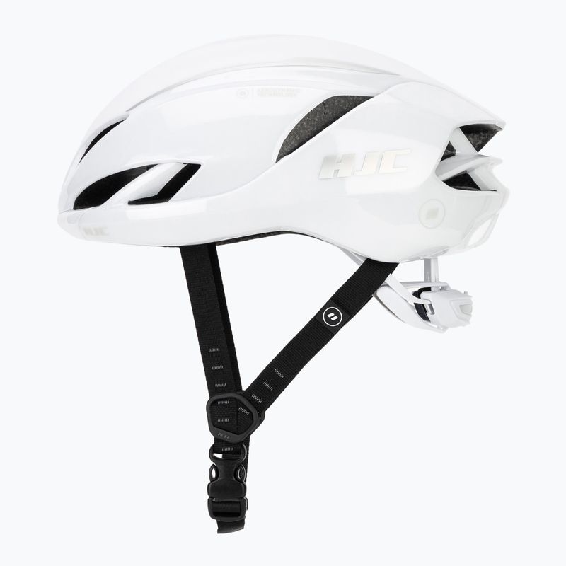 Casco bici HJC Furion 3 bianco con ologramma 3