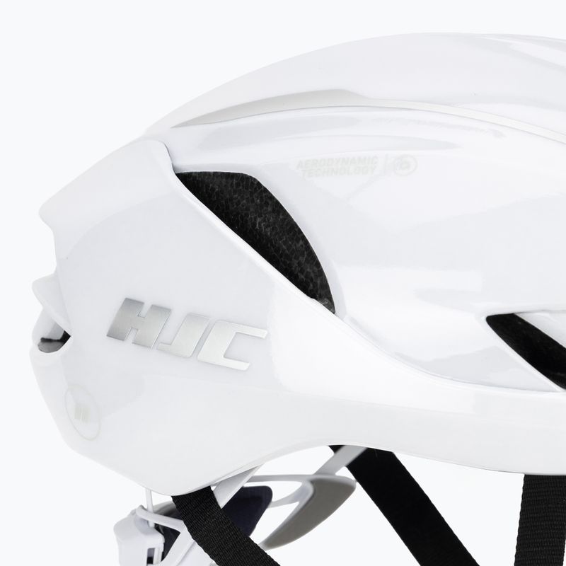 Casco bici HJC Furion 3 bianco con ologramma 8