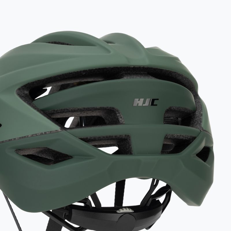 Casco da bicicletta HJC Crosser mt verde cachi 9