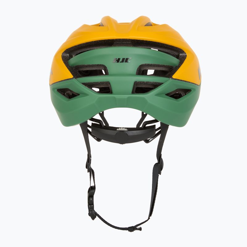 Casco da bicicletta HJC Crosser mt giallo verde 4