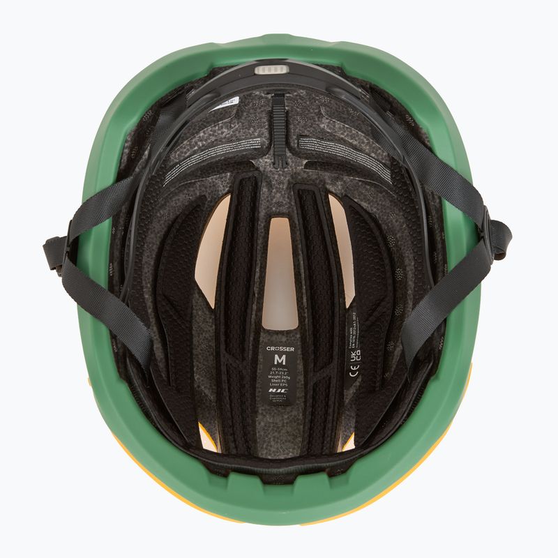 Casco da bicicletta HJC Crosser mt giallo verde 5