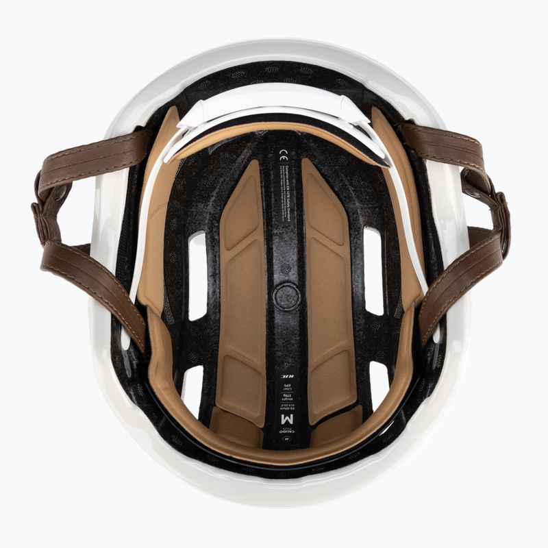 Casco da bicicletta HJC Calido Plus bianco/grigio perla 6