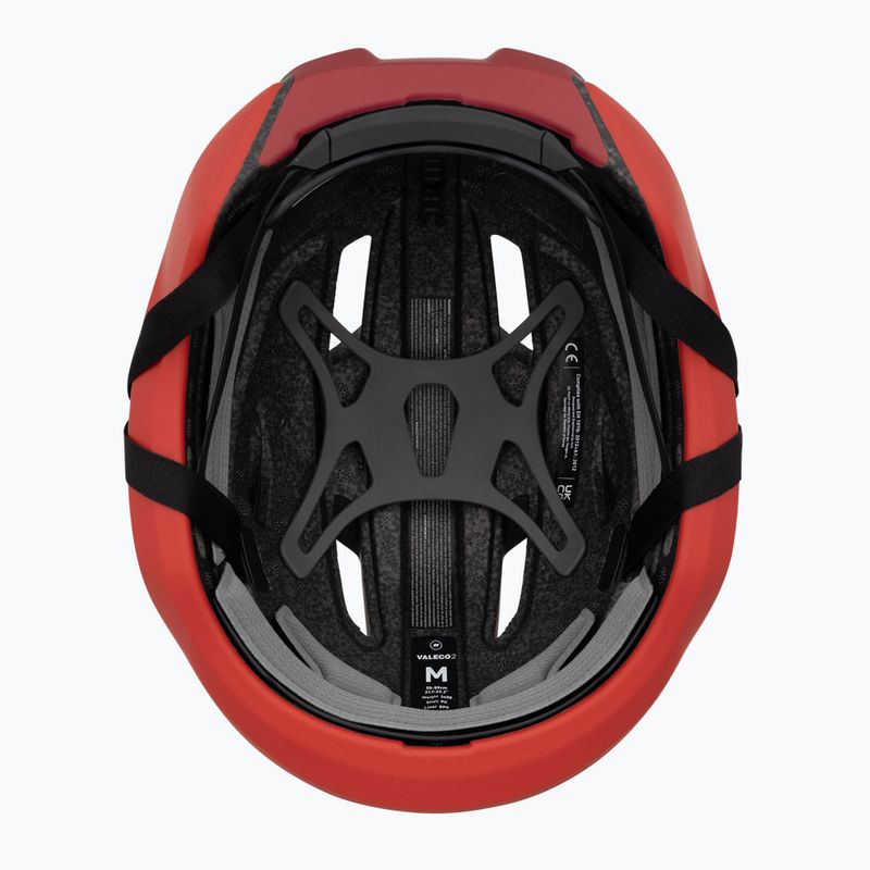 Casco da bicicletta HJC Valeco 2 mt gl rosso/nero 5