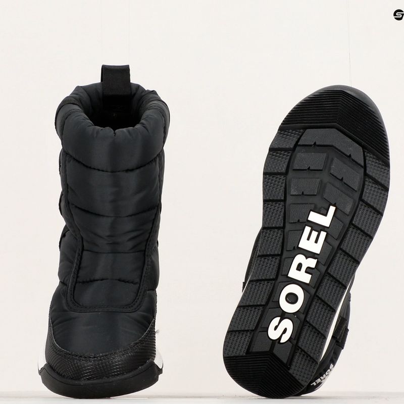 Sorel Outh Whitney II Puffy Mid stivali da neve per bambini nero 15