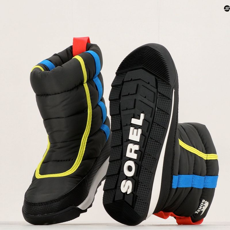 Sorel Outh Whitney II Puffy Mid jet/nero stivali da neve per bambini 16