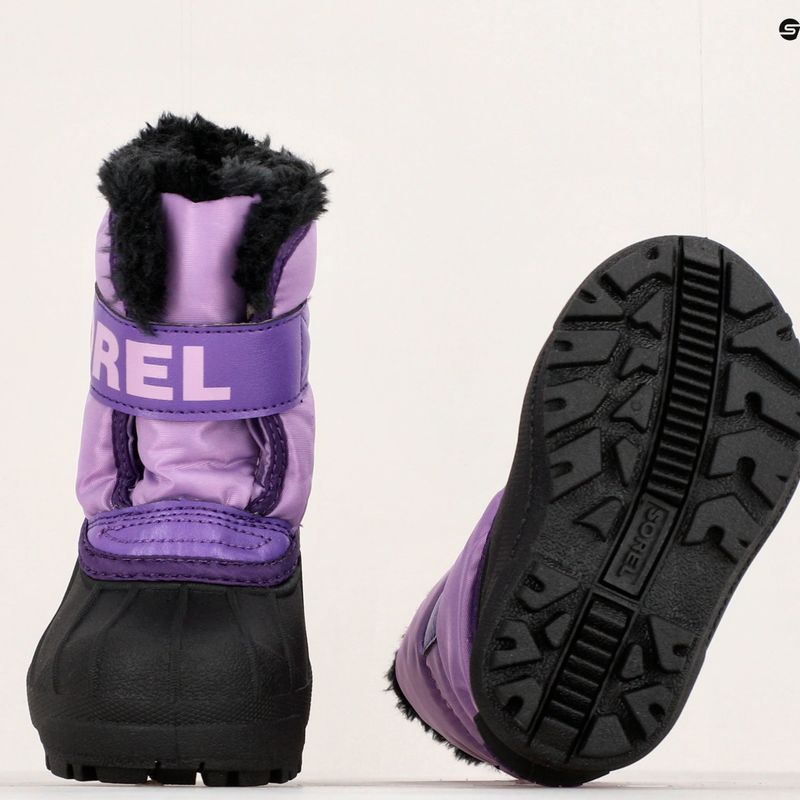 Sorel Snow Commander, stivali da neve per bambini, gumdrop/viola 15