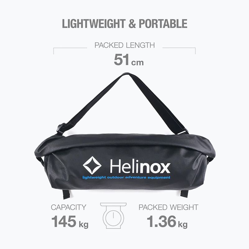 Sedia da trekking Helinox Incline Festival nero 3