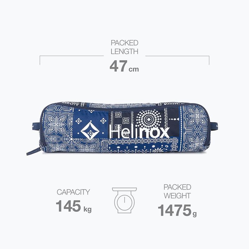 Sedia da trekking Helinox Sunset blue bandana quilt 3