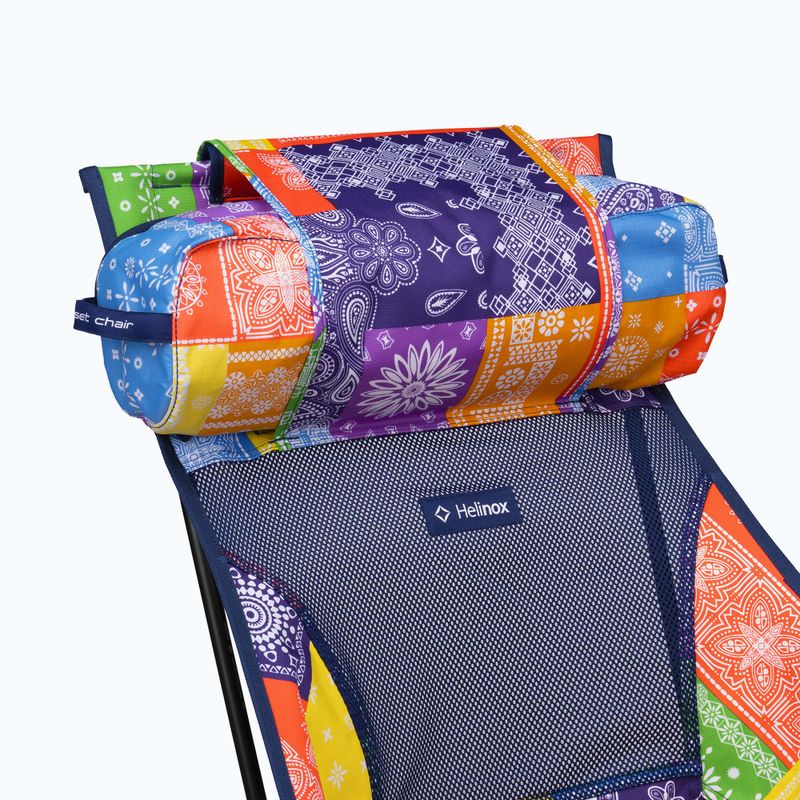 Sedia turistica Helinox Sunset con bandana arcobaleno 3