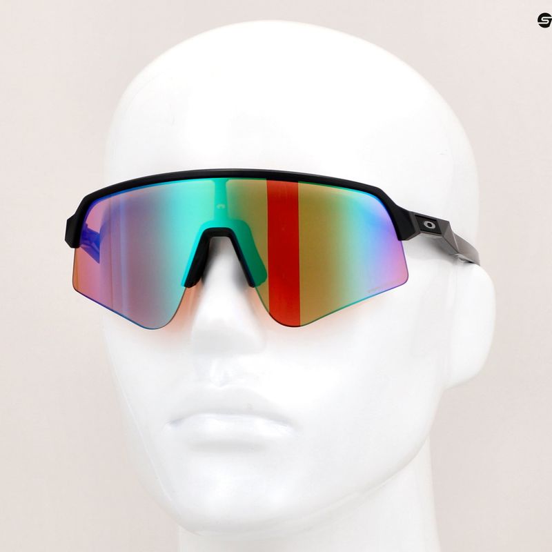 Occhiali da sole da golf Oakley Sutro Lite Sweep nero opaco/prizm 12