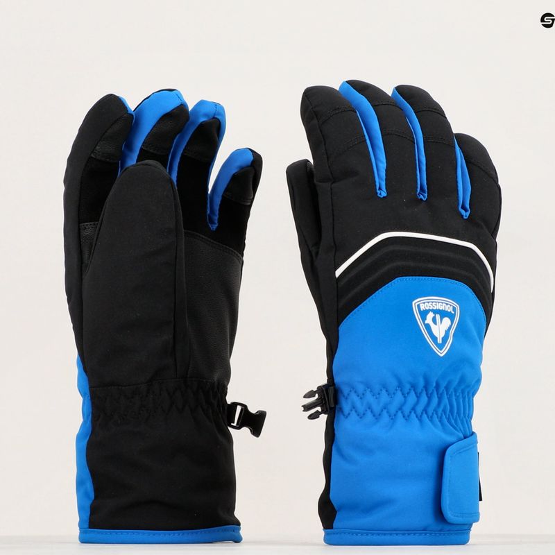 Guanto da sci per bambini Rossignol Jr Tech Impr G blu lazuli 3