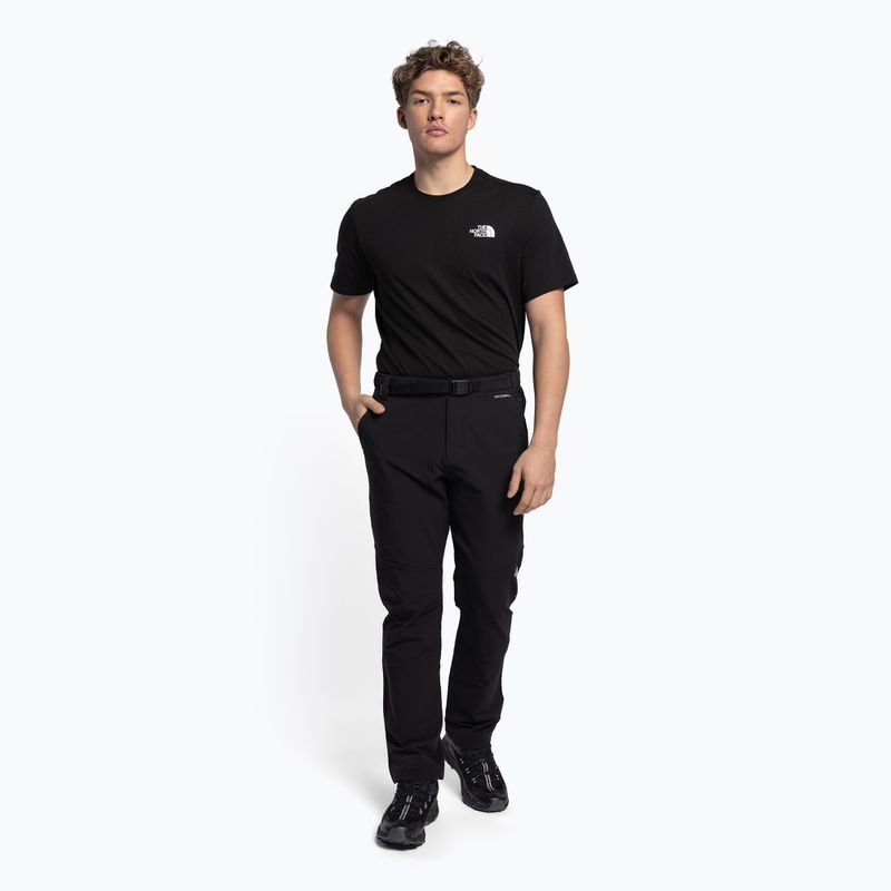 Pantaloni softshell da uomo The North Face Diablo nero 2