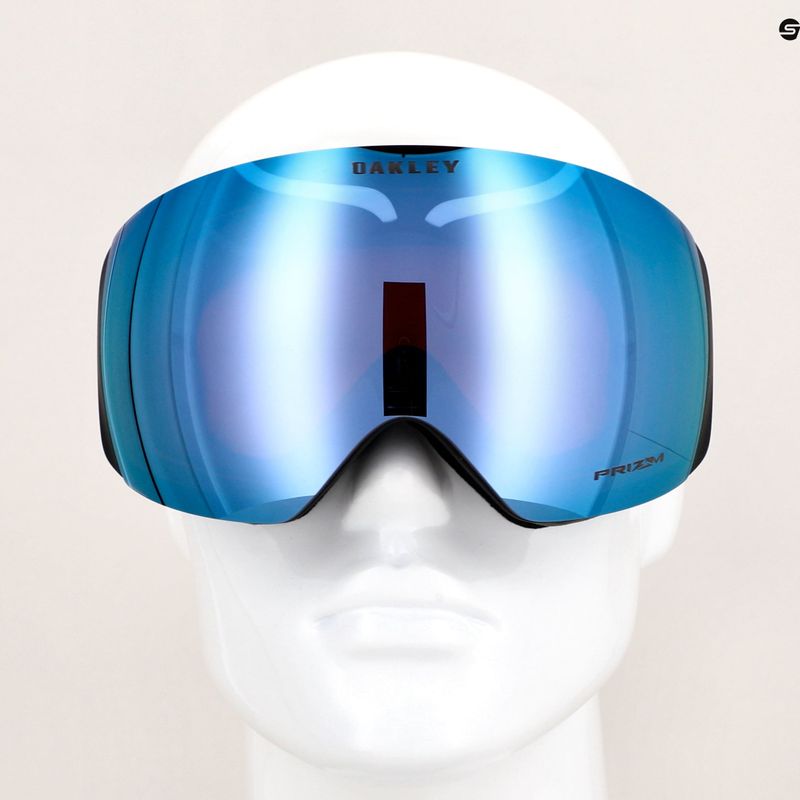 Occhiali da sci Oakley Flight Deck L blu haze/prism sapphire iridium 7