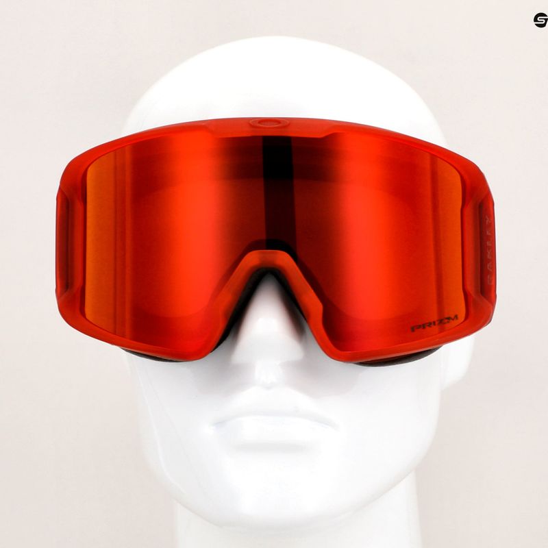 Oakley Line Miner L matte b1b redline/prizm torch iridium occhiali da sci 7