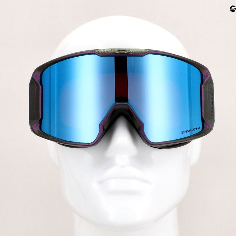 Oakley Line Miner M fractel lilac/prizm sapphire iridium occhiali da sci 7