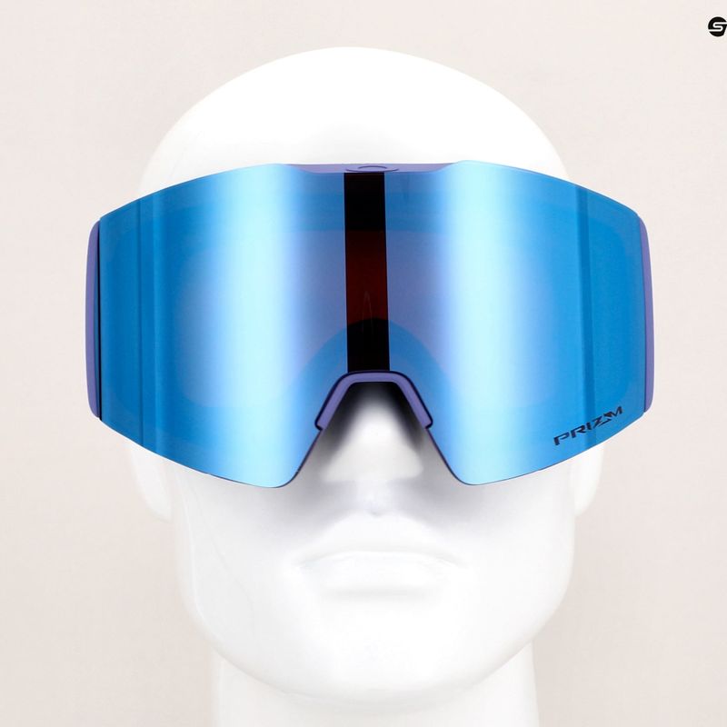 Occhiali da sci Oakley Fall Line M lilla opaco/prizm zaffiro iridium 7