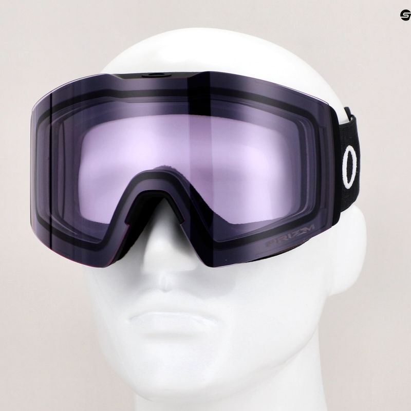 Occhiali da sci Oakley Fall Line L nero opaco/prizm neve trasparente 10