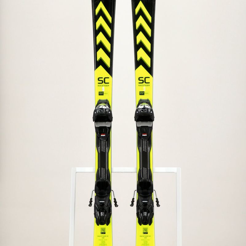Völkl Racetiger SC Black + attacchi vMotion 10 GW nero/giallo 11