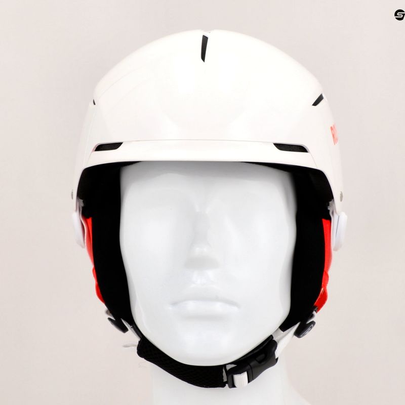 Casco da sci Rossignol Hero Slalom Impacts + Chinguard bianco 13