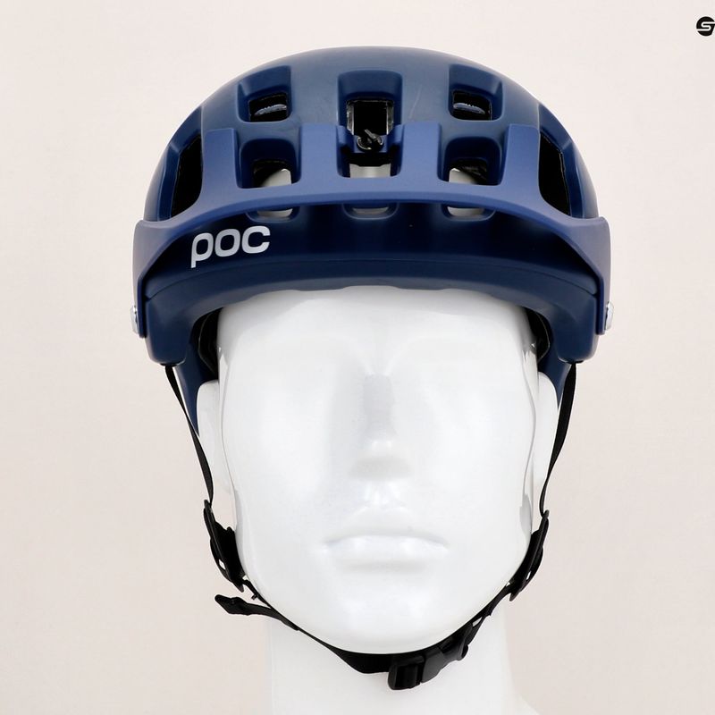 Casco da bici POC Tectal blu piombo opaco 7