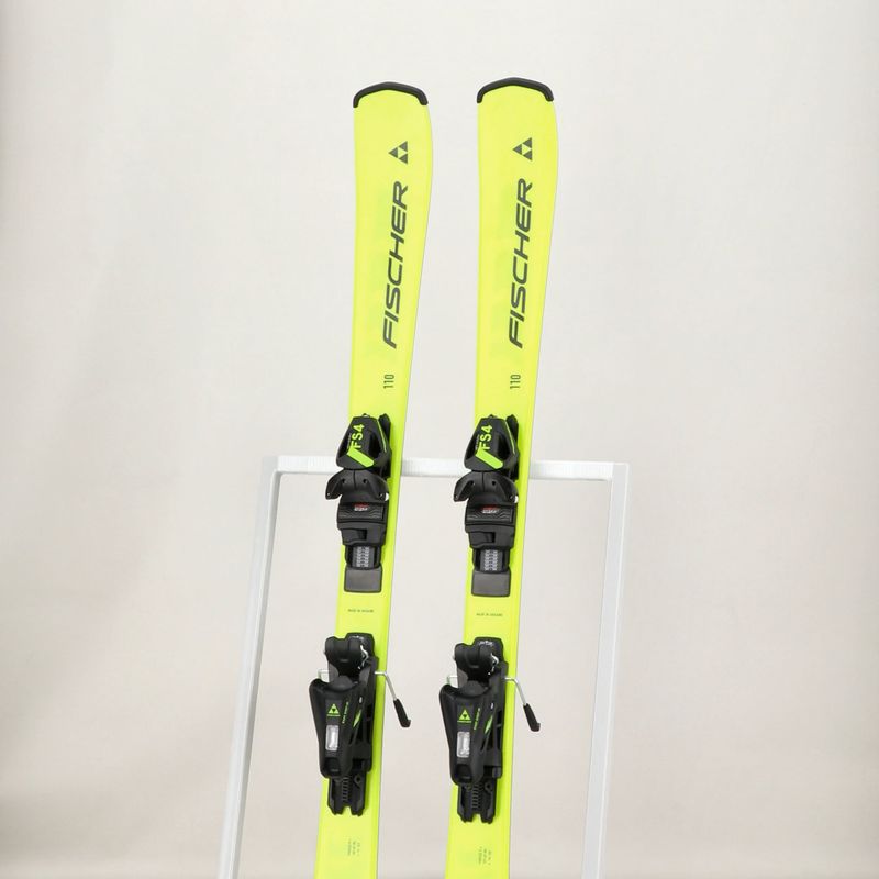 Sci da discesa per bambini Fischer RC4 Race Jr Jrs (70-120) + attacchi FS4 CA Jrs 10
