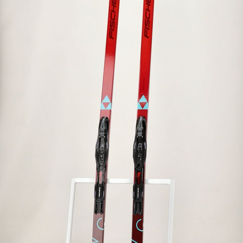 Sci di fondo Fischer Mystique EF + attacchi Control Step-In rosa 10