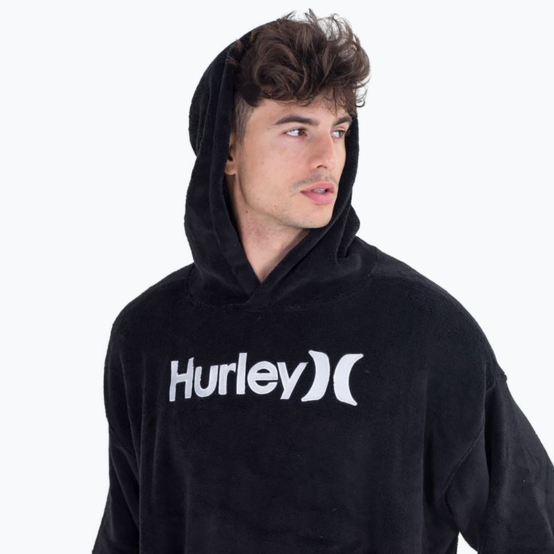 Poncho nero Hurley One&Only 5