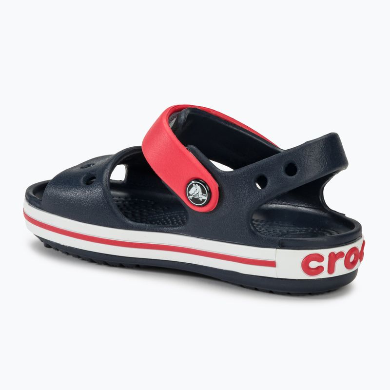 Crocs Crockband Bambini Sandalo navy/rosso 3