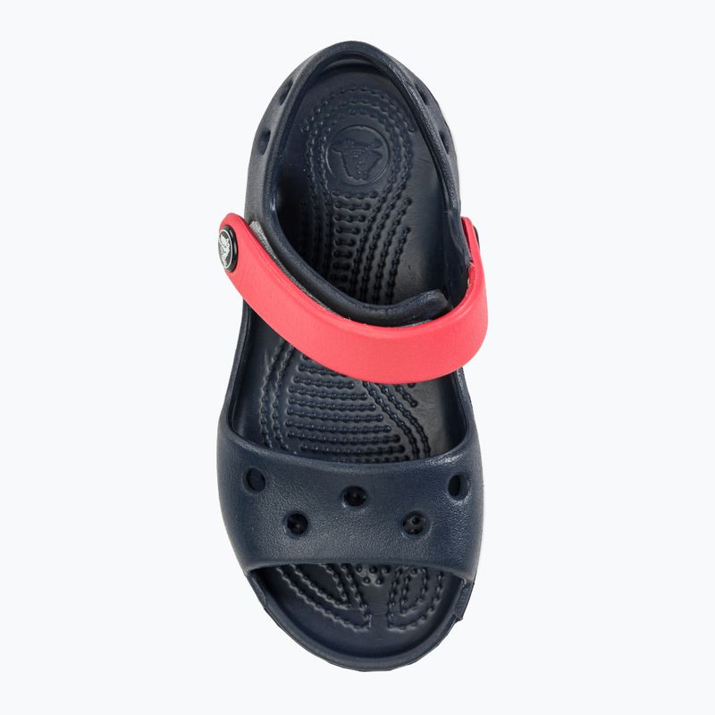Crocs Crockband Bambini Sandalo navy/rosso 5