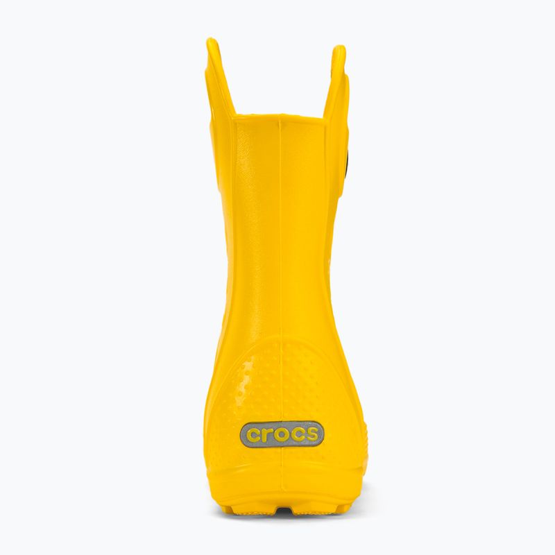 Crocs Handle Rain Boot Bambini giallo 7