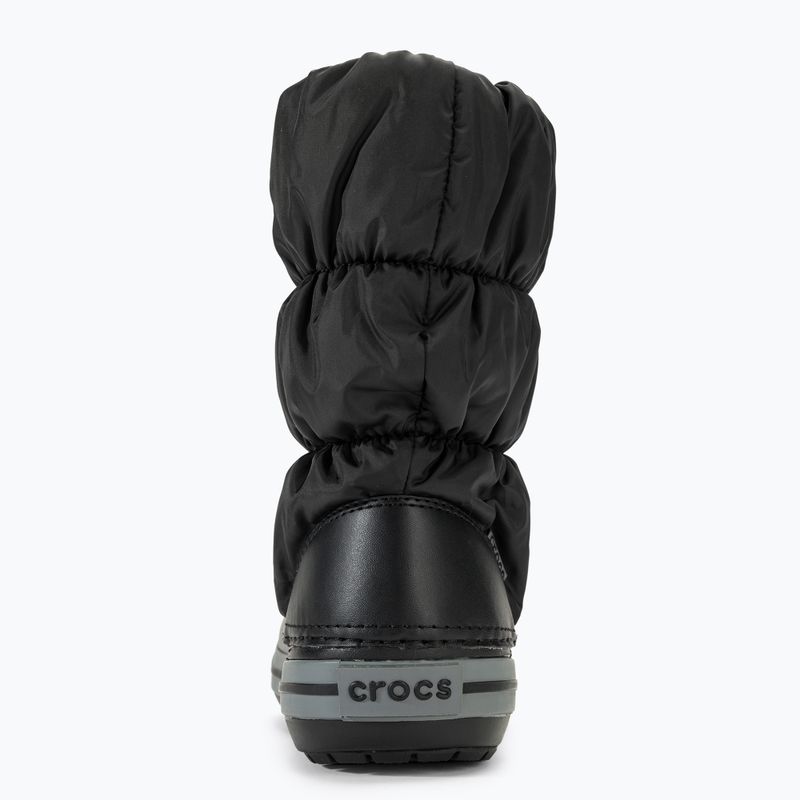 Stivali da neve Crocs Winter Puff nero/carbone da donna 6