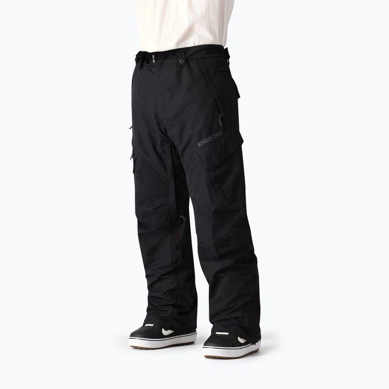 Pantaloni da snowboard da uomo 686 Smarty 3-in-1 Cargo nero
