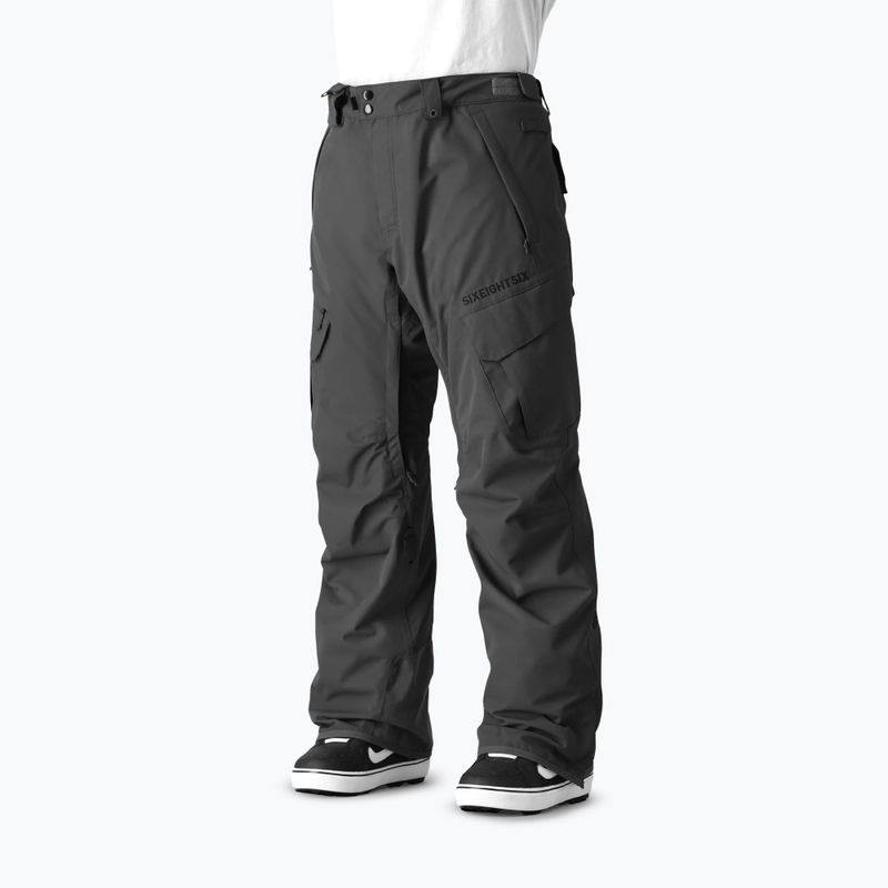 Pantaloni da snowboard uomo 686 Smarty 3-in-1 Cargo charcoal 2