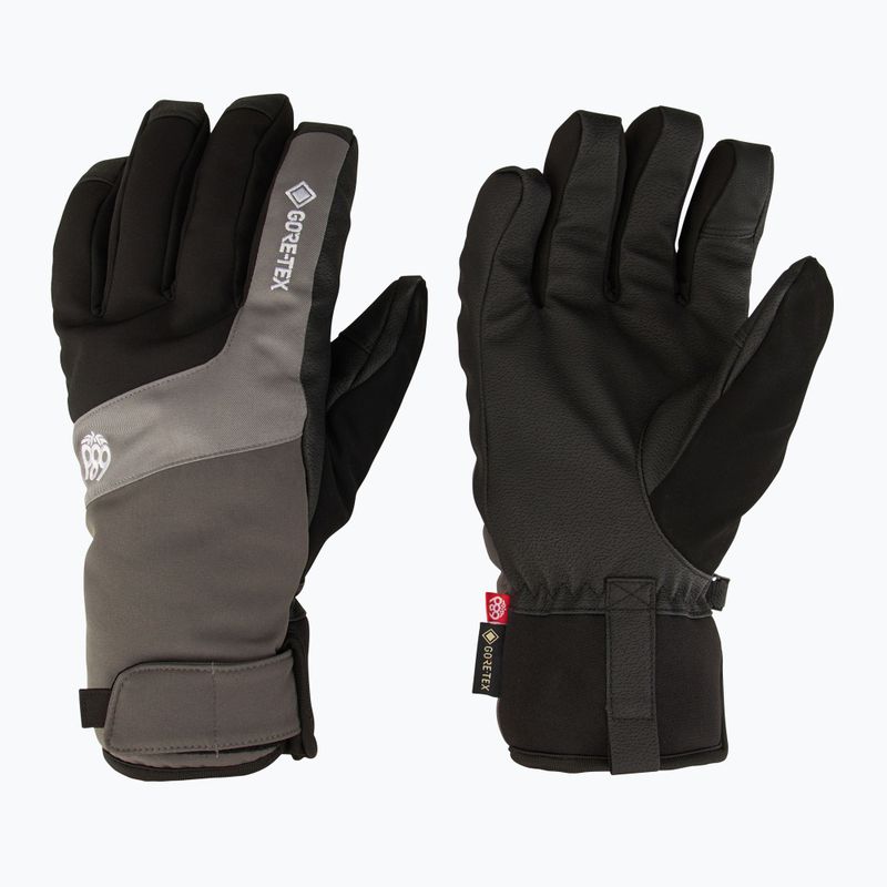 Guanti da snowboard da uomo 686 Gore-Tex Linear Under Cuff nero