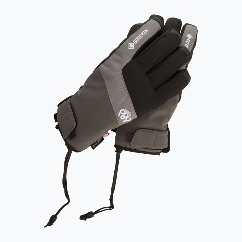 Guanti da snowboard da uomo 686 Gore-Tex Linear Under Cuff nero 6