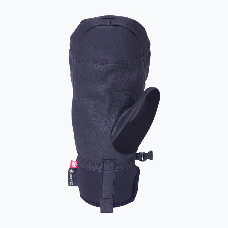 Guanto da snowboard da uomo 686 Gore-Tex Linear Under Cuff Mitt nero 2