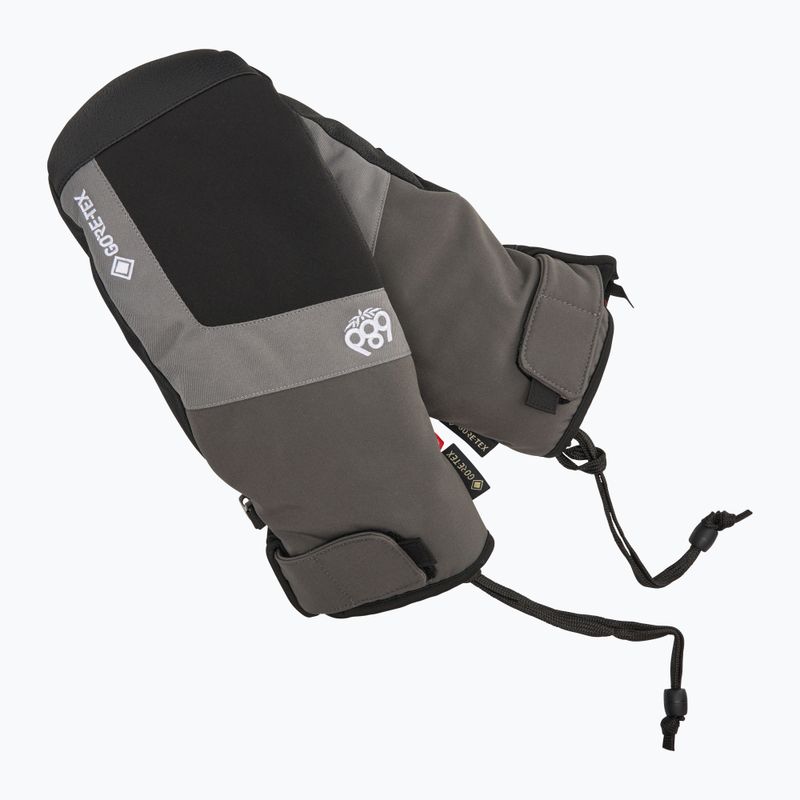Guanto da snowboard da uomo 686 Gore-Tex Linear Under Cuff Mitt antracite 6