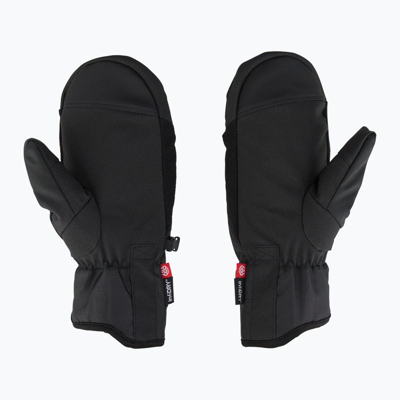 Guanti da snowboard da uomo 686 Primer Mitt nero 3
