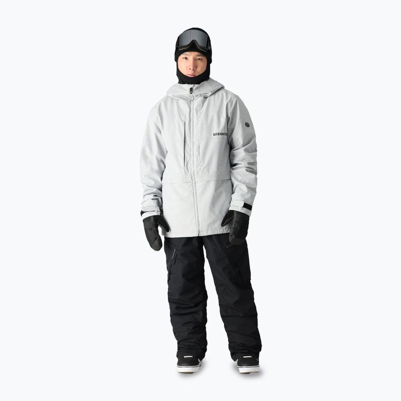 Pantaloni da snowboard da uomo 686 Smarty 3-in-1 Cargo Bib nero 2
