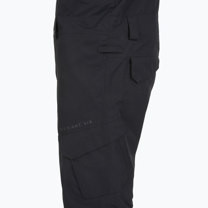 Pantaloni da snowboard da uomo 686 Smarty 3-in-1 Cargo Bib nero 10
