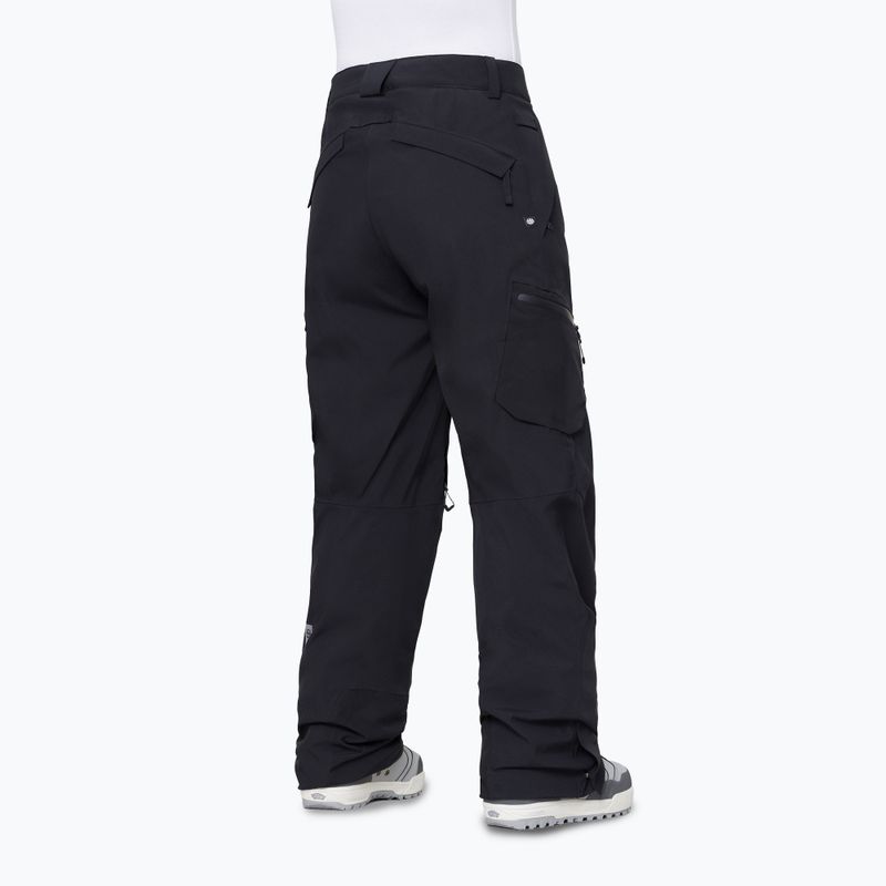 Pantaloni da snowboard da donna 686 Geode Thermagraph nero 2