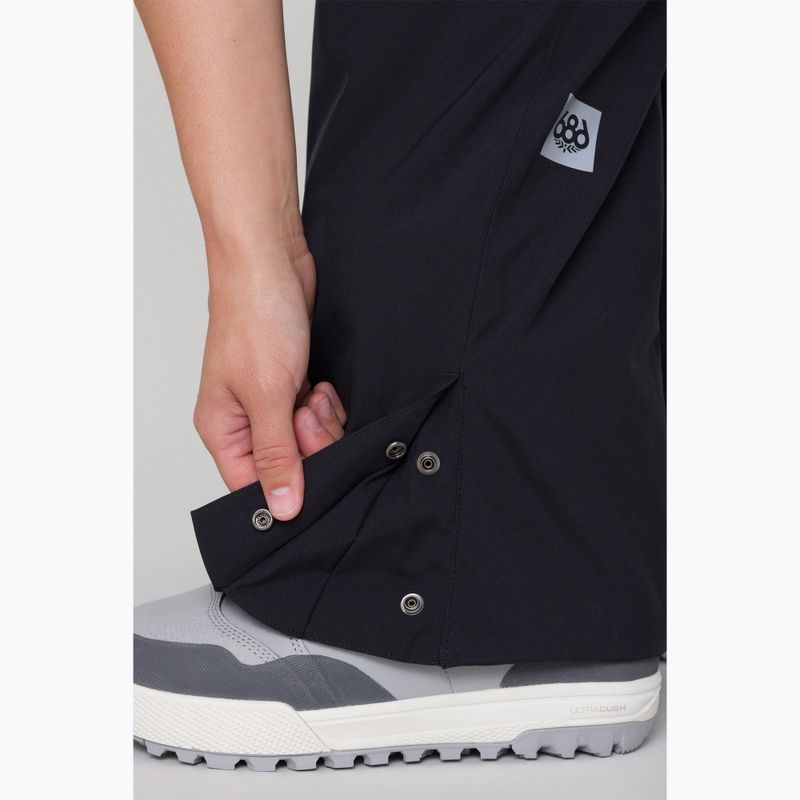 Pantaloni da snowboard da donna 686 Geode Thermagraph nero 6