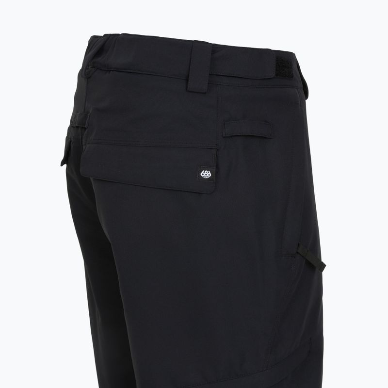 Pantaloni da snowboard da donna 686 Smarty 3-in-1 Cargo nero 10