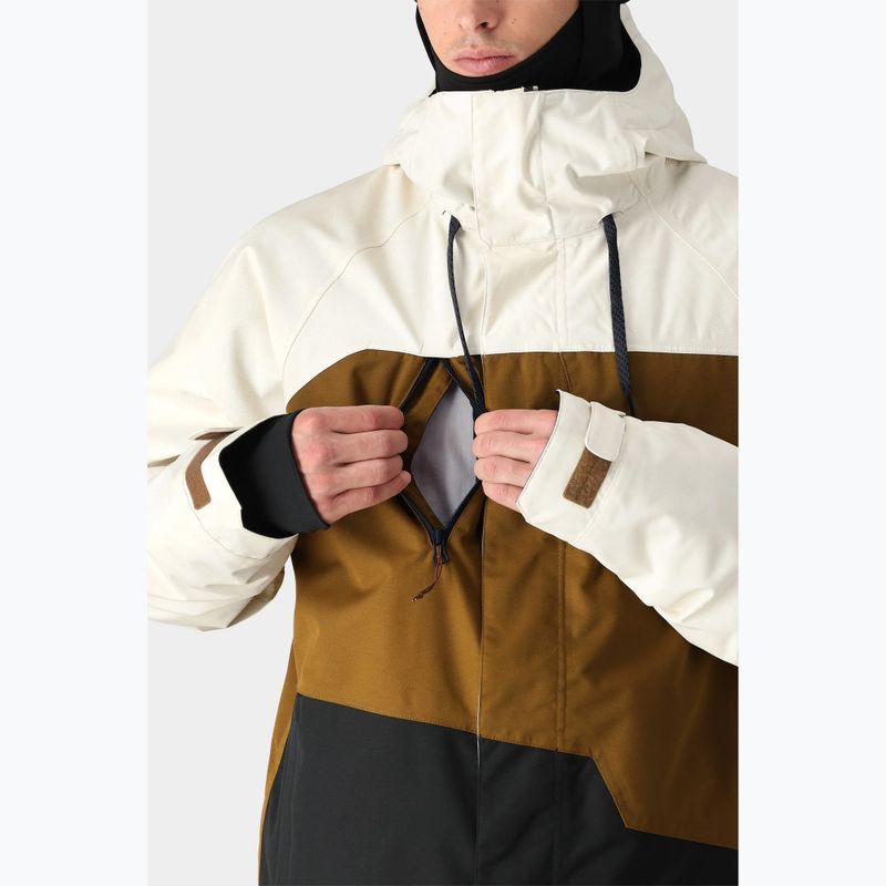 Giacca da snowboard 686 Geo birch wash colourblock da uomo 4