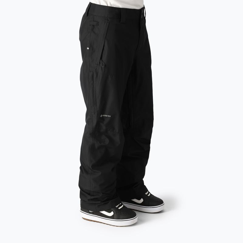 Pantaloni da snowboard 686 Gore-Tex Core Insulated da uomo, nero 4