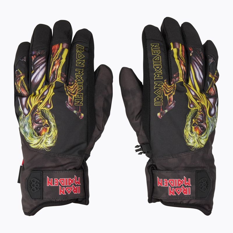 Guanti da snowboard 686 Primer iron maiden eddies nero 2