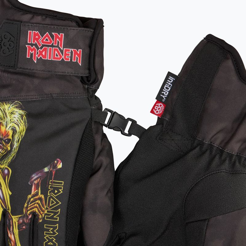 Guanti da snowboard 686 Primer iron maiden eddies nero 5