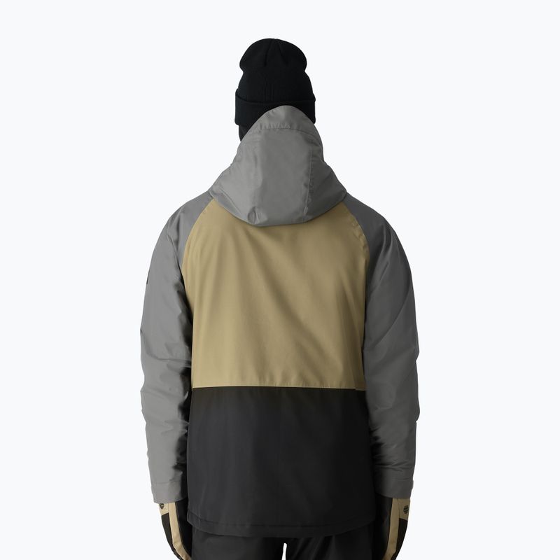 Giacca da snowboard 686 Gore-Tex Core Insulated da uomo colorblock grigio rinoceronte 3